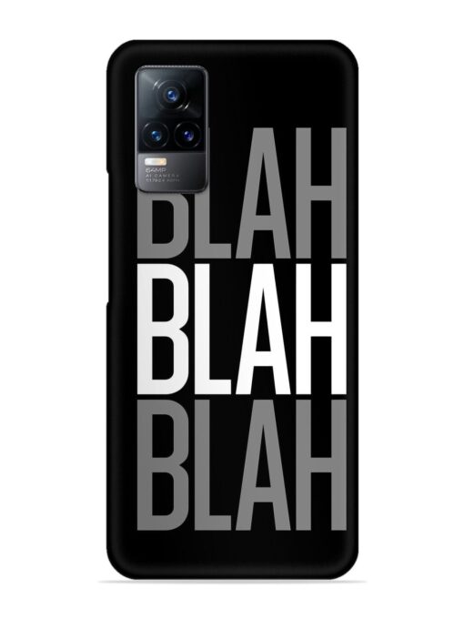 Blah Blah Blah Wallpaper Snap Case for Vivo Y73 Zapvi