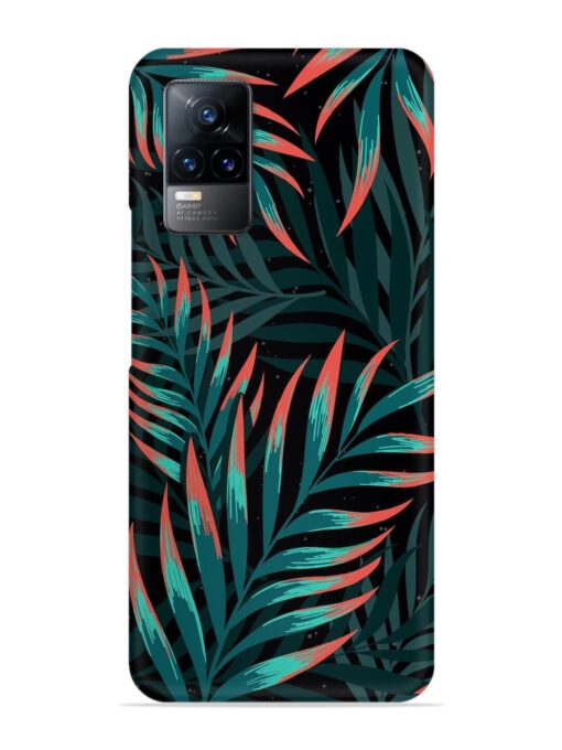 Green Leaf Art Snap Case for Vivo Y73 Zapvi