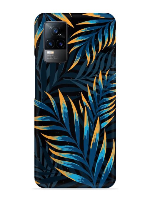 Abstract Leaf Art Snap Case for Vivo Y73 Zapvi