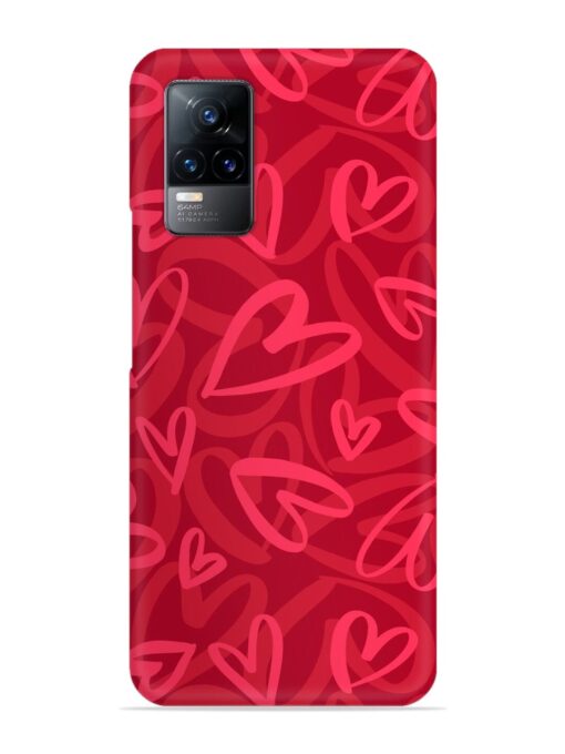 Seamless Romantic Pattern Snap Case for Vivo Y73 Zapvi