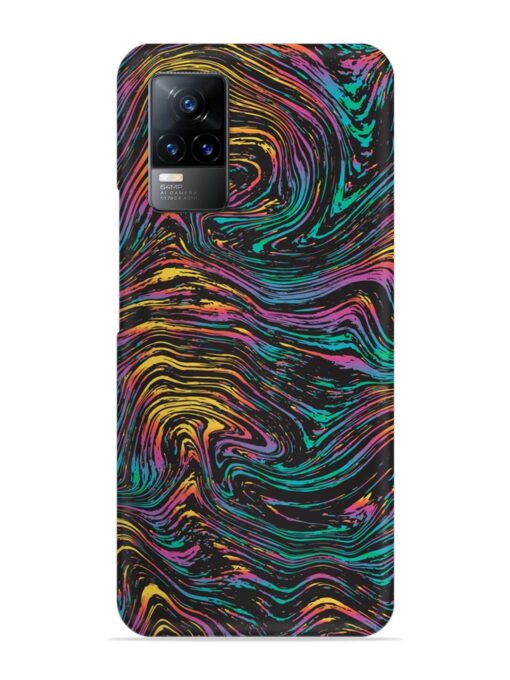 Abstract Liquid Colors Snap Case for Vivo Y73