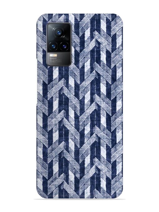 Abstract Herringbone Motif Snap Case for Vivo Y73 Zapvi