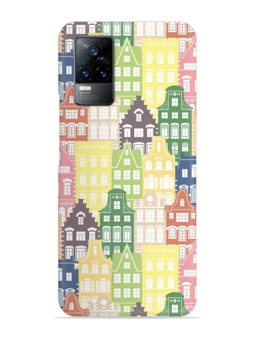 Seamless Shapes Pattern Snap Case for Vivo Y73 Zapvi