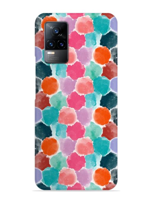 Colorful Seamless Pattern Snap Case for Vivo Y73