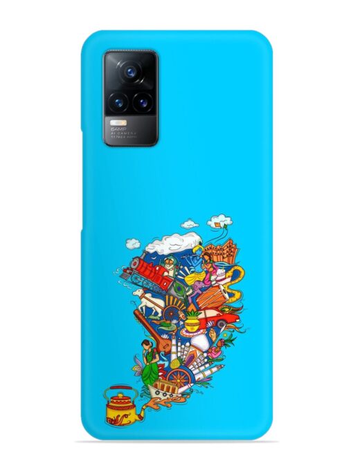 Vector Design Indian Snap Case for Vivo Y73 Zapvi