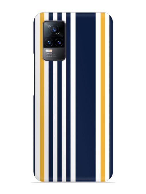 Seamless Stripe Pattern Snap Case for Vivo Y73 Zapvi