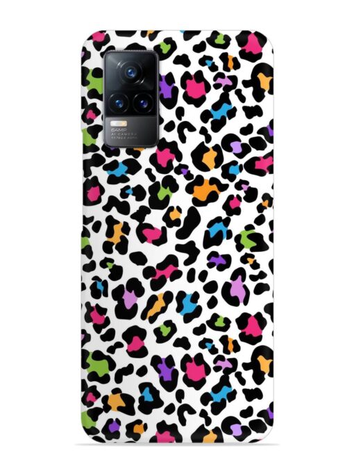 Seamless Leopard Pattern Snap Case for Vivo Y73 Zapvi