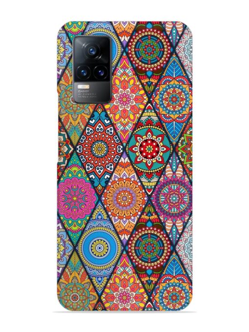 Seamless Tile Pattern Snap Case for Vivo Y73 Zapvi