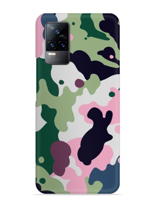 Seamless Funky Camouflage Snap Case for Vivo Y73 Zapvi