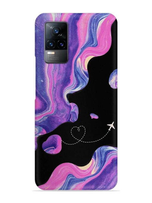 Glitter Art Snap Case for Vivo Y73 Zapvi