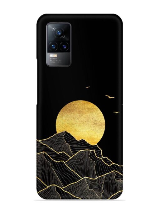 Golden Sunrise Snap Case for Vivo Y73 Zapvi