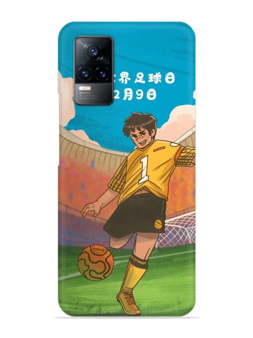 Soccer Kick Snap Case for Vivo Y73 Zapvi