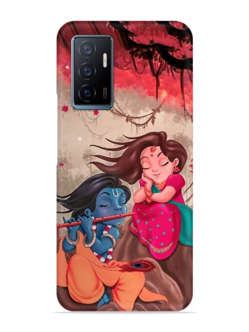 Radhe Krishna Water Art Snap Case for Vivo Y75 (4G) Zapvi