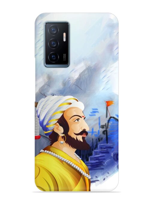 Shivaji Maharaj Color Paint Art Snap Case for Vivo Y75 (4G)