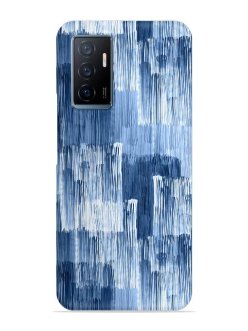 Abstract Pattern Stripes Snap Case for Vivo Y75 (4G) Zapvi