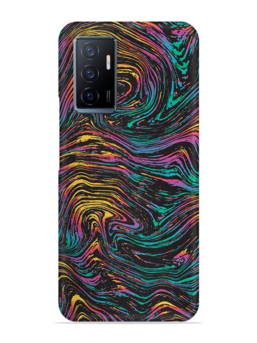 Abstract Liquid Colors Snap Case for Vivo Y75 (4G) Zapvi