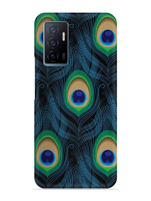 Seamless Pattern Peacock Snap Case for Vivo Y75 (4G) Zapvi