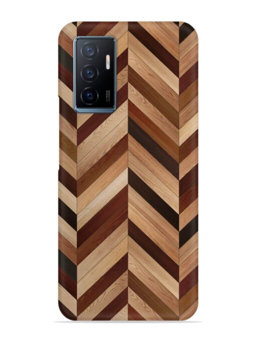 Seamless Wood Parquet Snap Case for Vivo Y75 (4G)