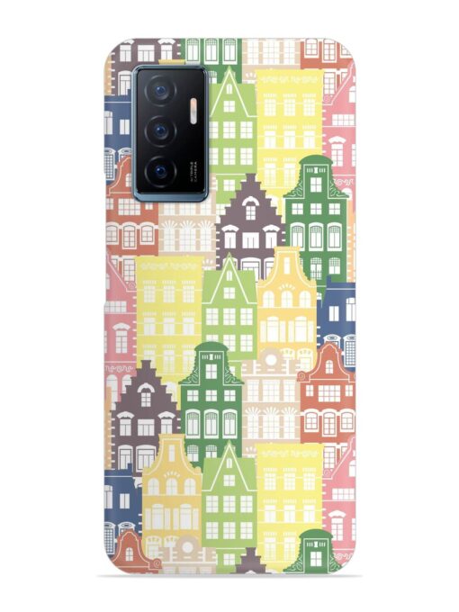 Seamless Shapes Pattern Snap Case for Vivo Y75 (4G)