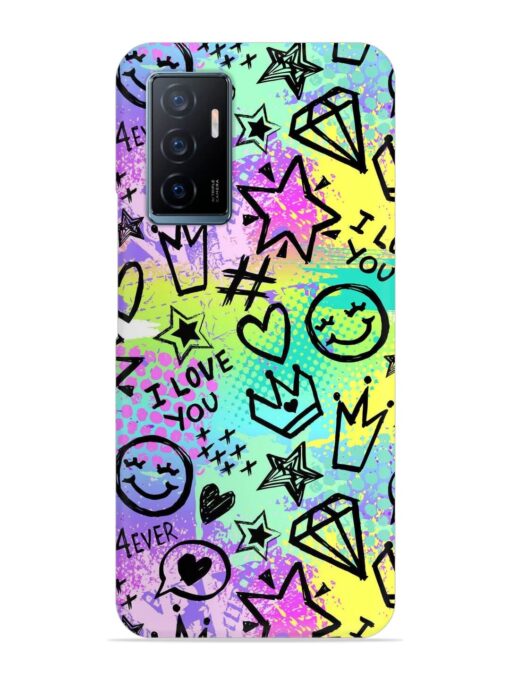 Bright Seamless Pattern Snap Case for Vivo Y75 (4G)