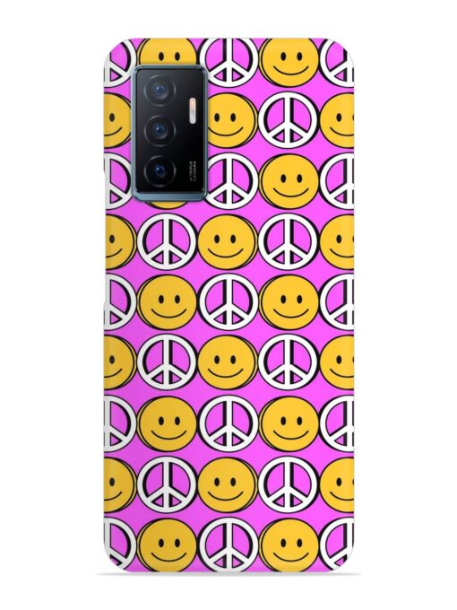 Smiley Face Peace Snap Case for Vivo Y75 (4G)