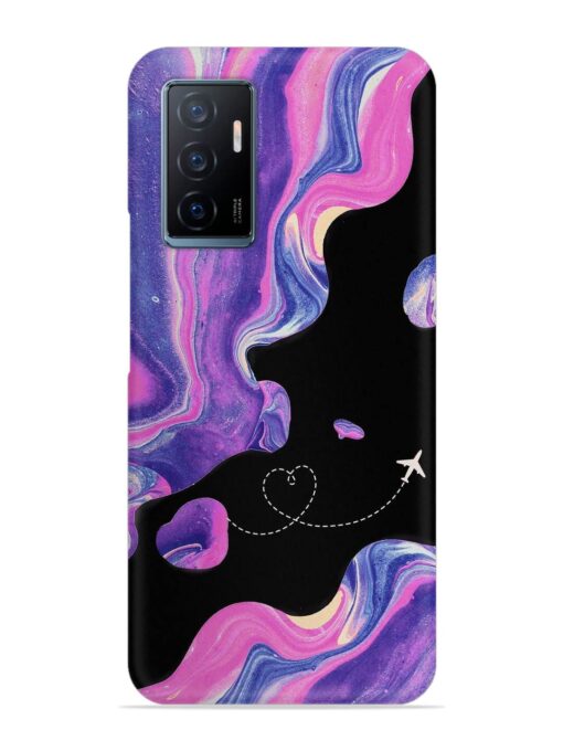 Glitter Art Snap Case for Vivo Y75 (4G) Zapvi