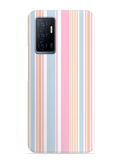 Stripe Seamless Pattern Snap Case for Vivo Y75 (4G)