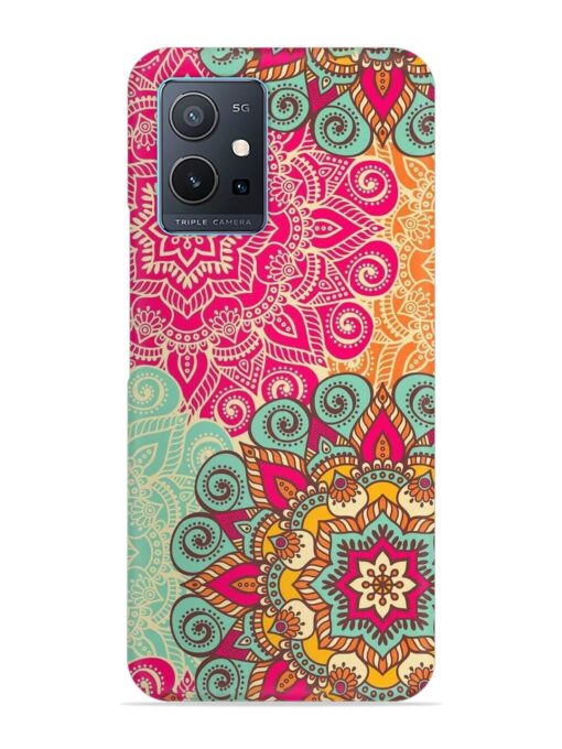 Mandala Seamless Snap Case for Vivo Y75 (5G) Zapvi