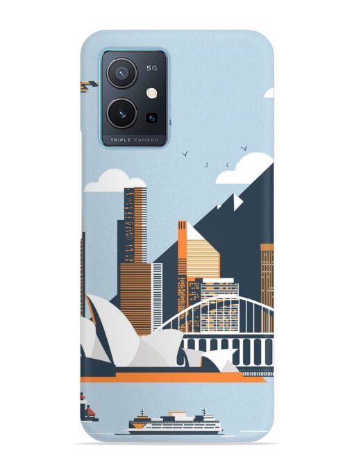 Sydney Opera Landscape Snap Case for Vivo Y75 (5G)