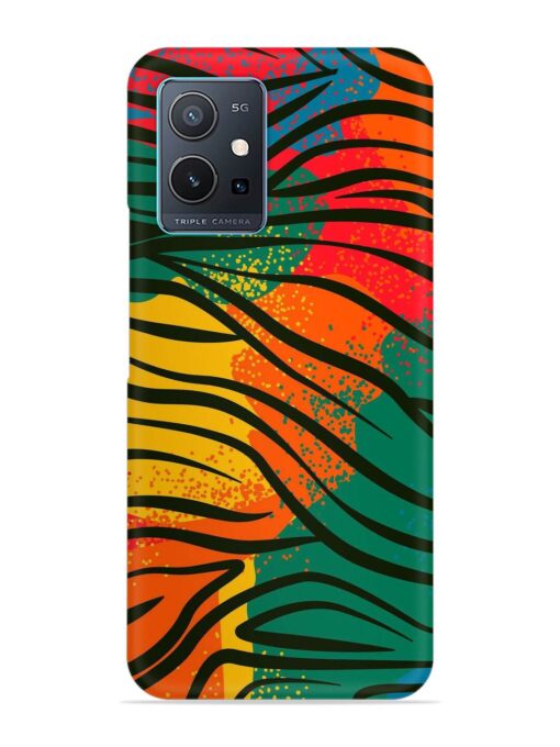 Bright Colorful Snap Case for Vivo Y75 (5G) Zapvi