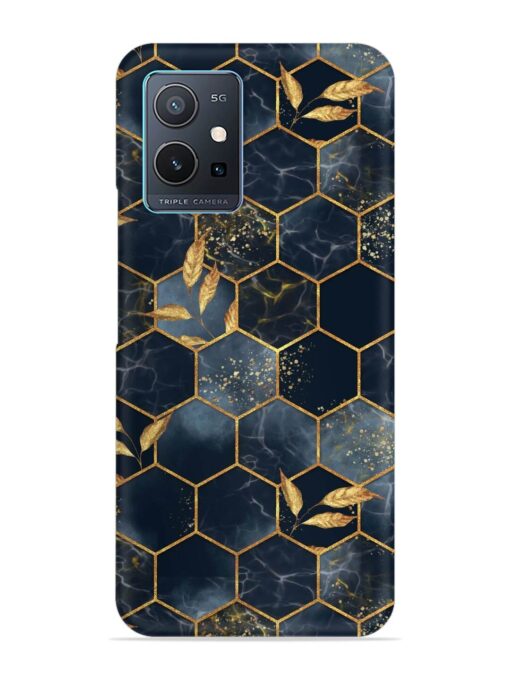 Marble Hexagon Seamless Snap Case for Vivo Y75 (5G) Zapvi