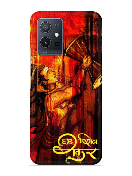 Illustration Lord Shiva Snap Case for Vivo Y75 (5G)