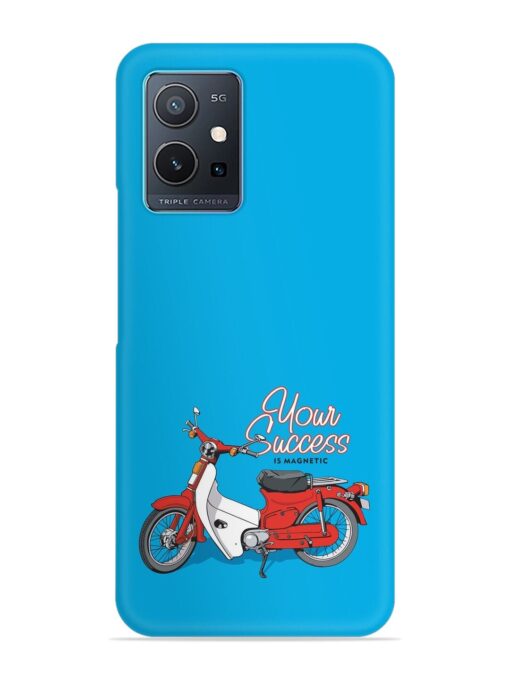 Motorcycles Image Vector Snap Case for Vivo Y75 (5G) Zapvi