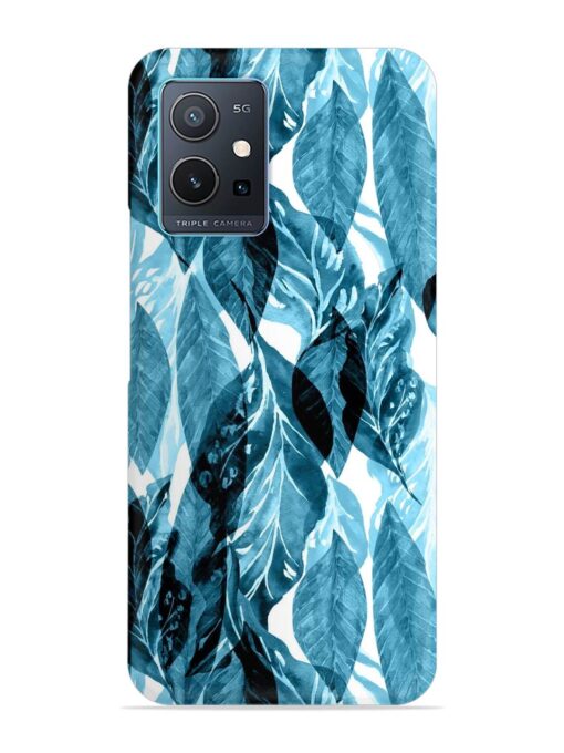 Leaves Pattern Jungle Snap Case for Vivo Y75 (5G) Zapvi