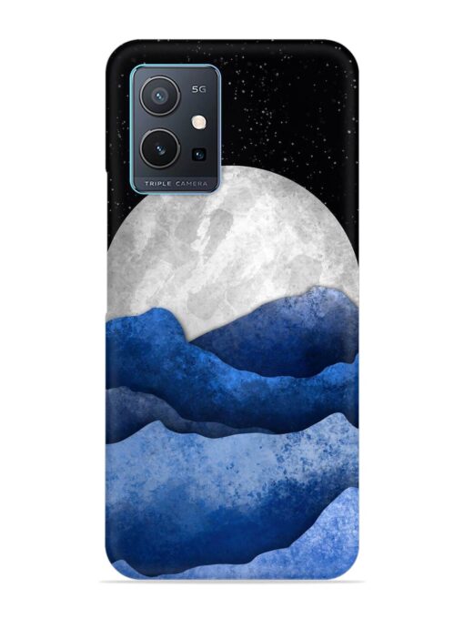 Full Moon Mountain Vector Snap Case for Vivo Y75 (5G) Zapvi