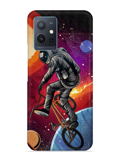 Super Eclipse Bmx Bike Snap Case for Vivo Y75 (5G) Zapvi