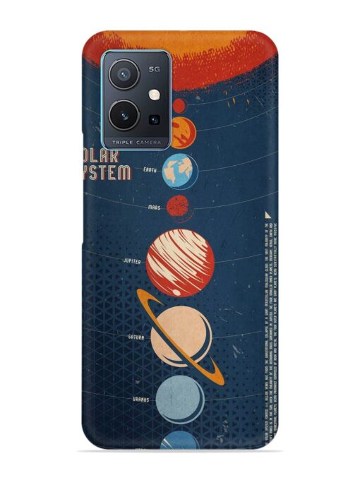 Solar System Vector Snap Case for Vivo Y75 (5G) Zapvi