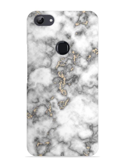 Gray And Gold Marble Snap Case for Vivo Y81 Zapvi