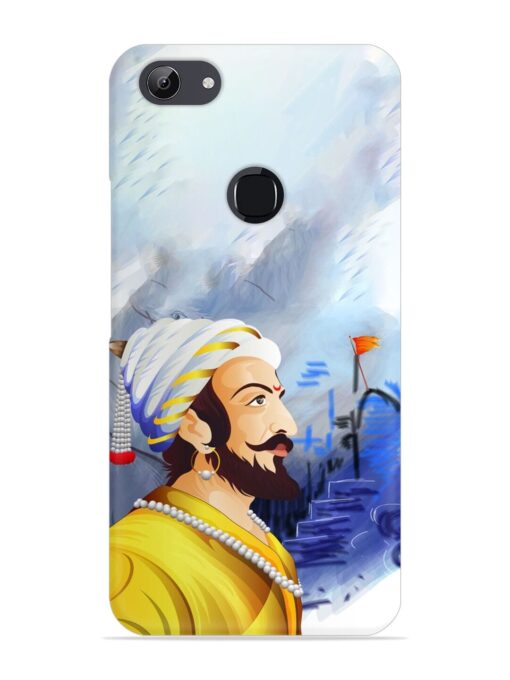 Shivaji Maharaj Color Paint Art Snap Case for Vivo Y81 Zapvi