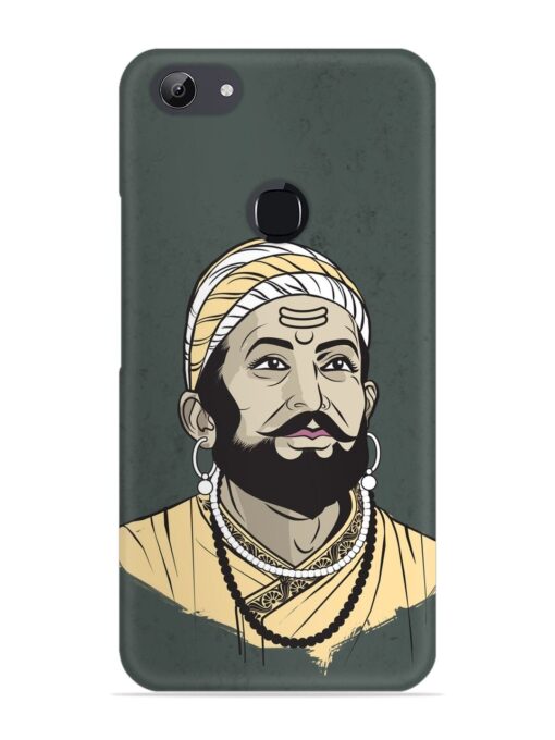 Shivaji Maharaj Vector Art Snap Case for Vivo Y81 Zapvi