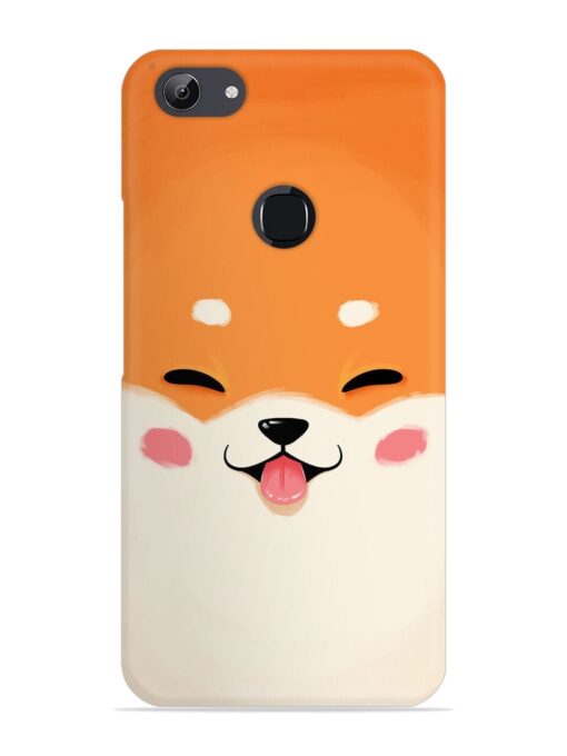 Cute Dog Face Vector Snap Case for Vivo Y81