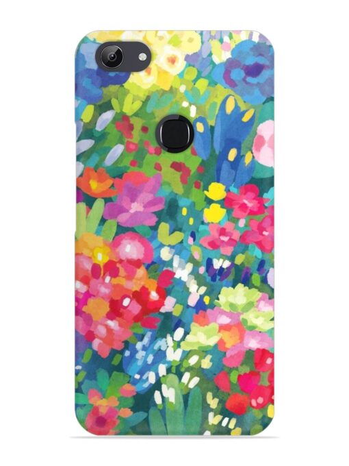 Watercolor Flower Art Snap Case for Vivo Y81 Zapvi