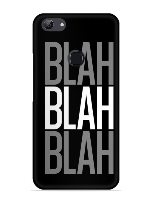 Blah Blah Blah Wallpaper Snap Case for Vivo Y81 Zapvi