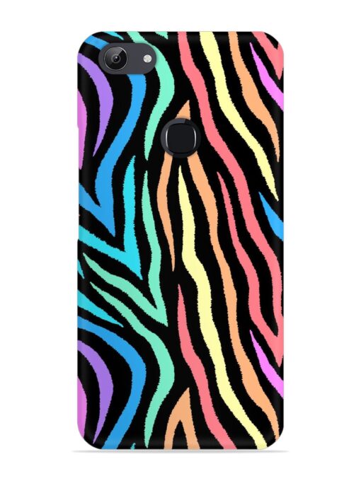 Colorful Abstract Zebra Snap Case for Vivo Y81 Zapvi