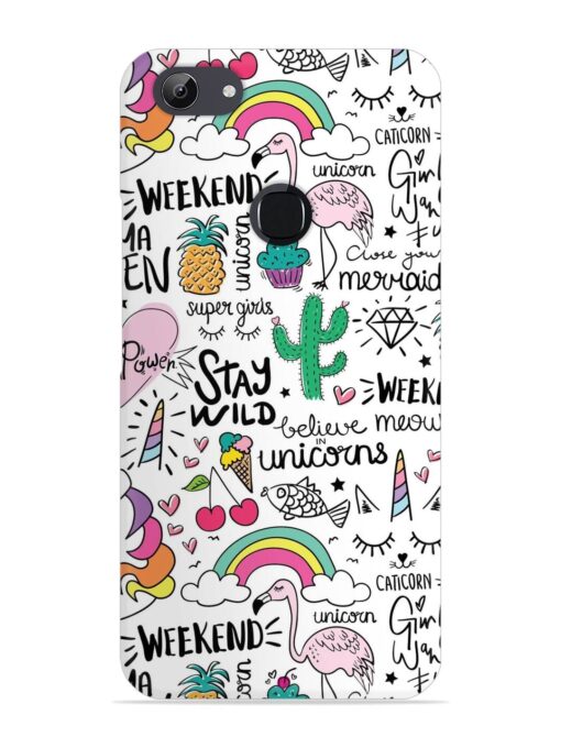 Unicorn Ice Cream Snap Case for Vivo Y81