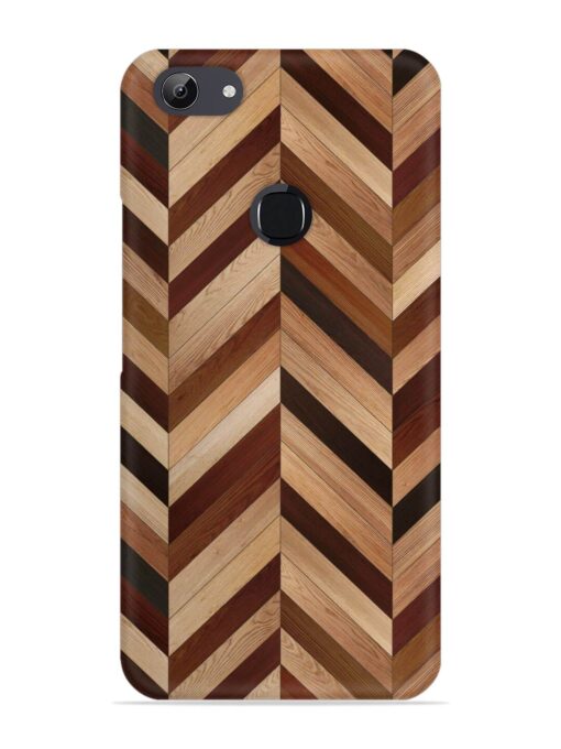 Seamless Wood Parquet Snap Case for Vivo Y81 Zapvi