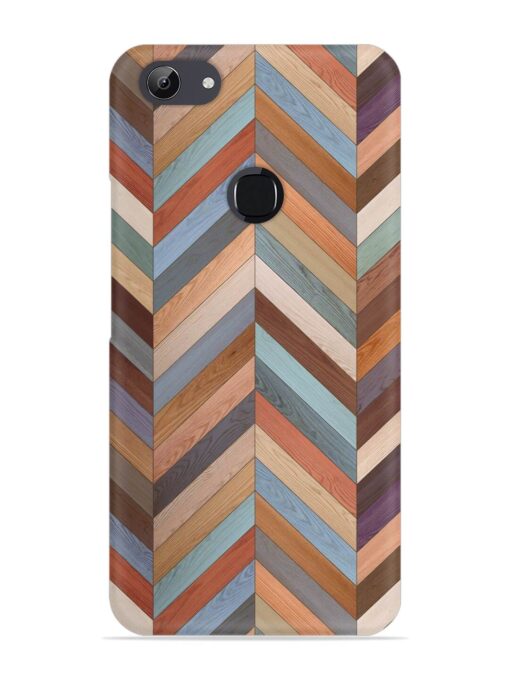 Seamless Wood Parquet Snap Case for Vivo Y81 Zapvi