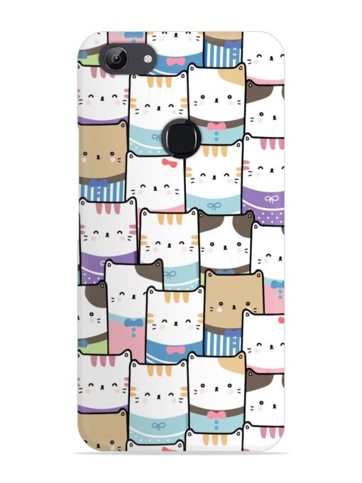 Cute Adorable Cat Snap Case for Vivo Y81 Zapvi