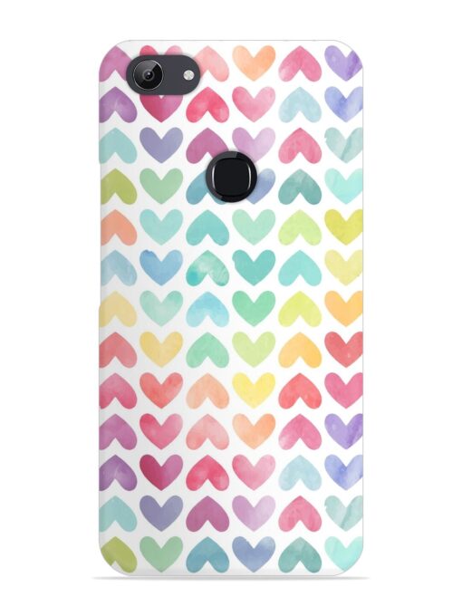 Seamless Colorful Watercolor Snap Case for Vivo Y81 Zapvi