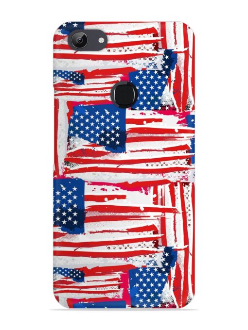 Usa Flag Seamless Snap Case for Vivo Y81 Zapvi